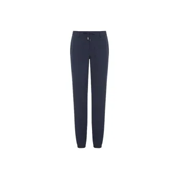 DAVID NAMAN Straight Casual Pants Men's Navy Blue