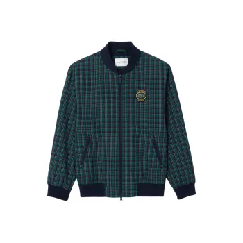 LACOSTE Jackets Coats Men's Marine Blue/White