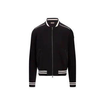 Moncler Panelled Zip Up Cardigan