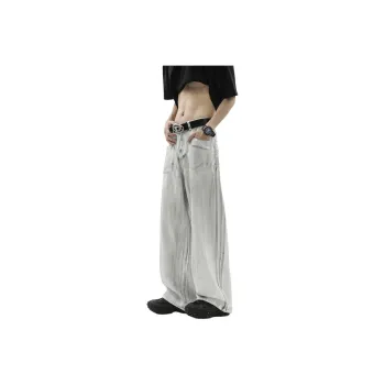 FOMOCE Jeans Unisex White