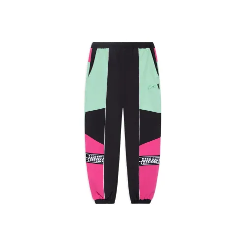 LiNing China Li Ning Knitted Sweatpants Men Color Blocking