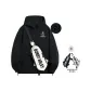 Fleece-Lined and Thickened (Black) (Comes with Crossbody Bag)