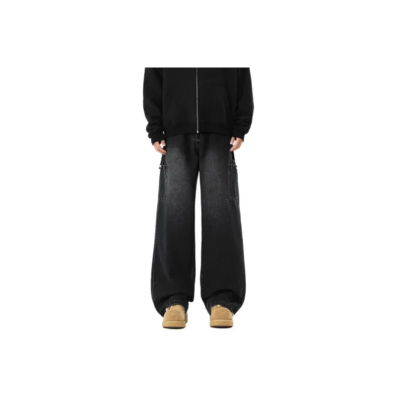 Warrior Huichao Riding The Wind Collection Jeans Unisex-6