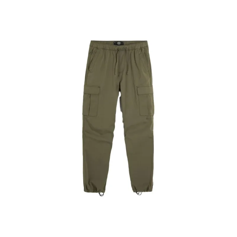 Hollister Cargo Pants Men Olive Green-0