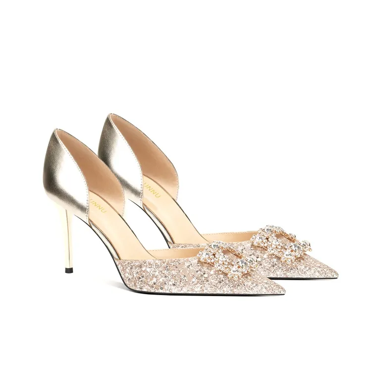Dunnu High Heels Women's Nude-10