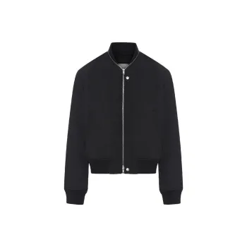 JIL SANDER Zip Up Long Sleeved Bomber Jacket