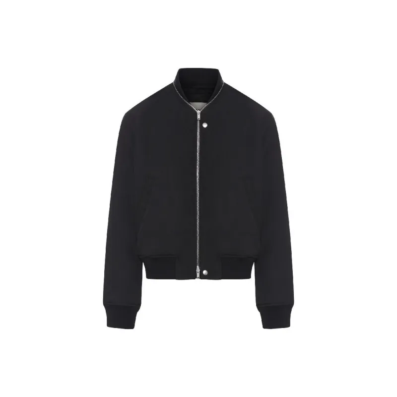 JIL SANDER Zip Up Long Sleeved Bomber Jacket-0