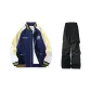 Navy Blue & Apricot+K730 Black