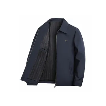 PIERRE CARDIN Jackets Coats Men's Upper Cyan