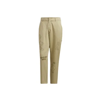Adidas Neo x SESAME STREET/ Sesame Street Co branded Collection Sports Pants Men's Brown