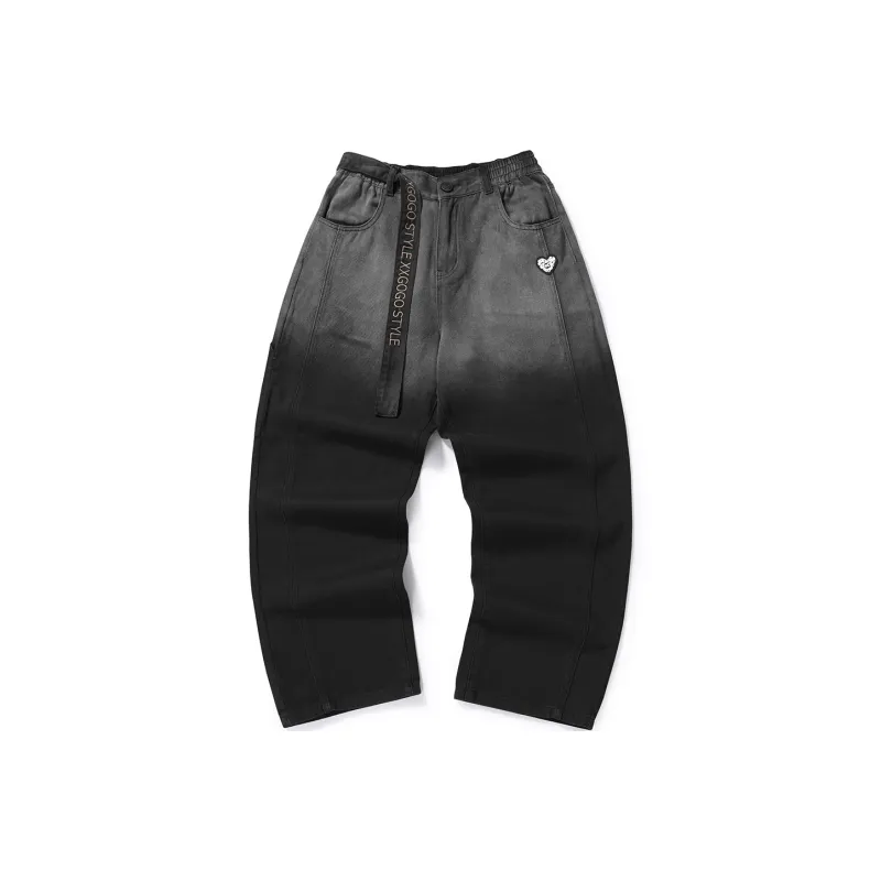 XXGOGO Jeans Unisex Black Gray Color-0
