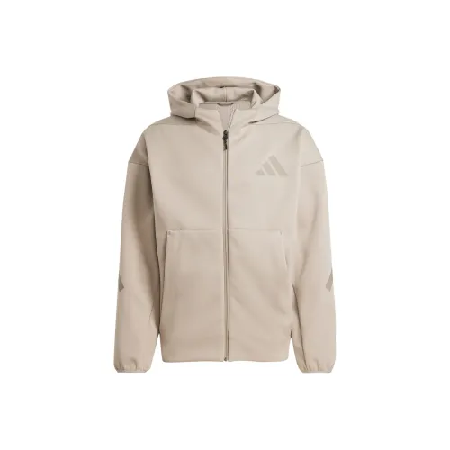 Adidas Free Shipping With AdiClub Z.N.E. Full Zip Hooded Track Jacket
