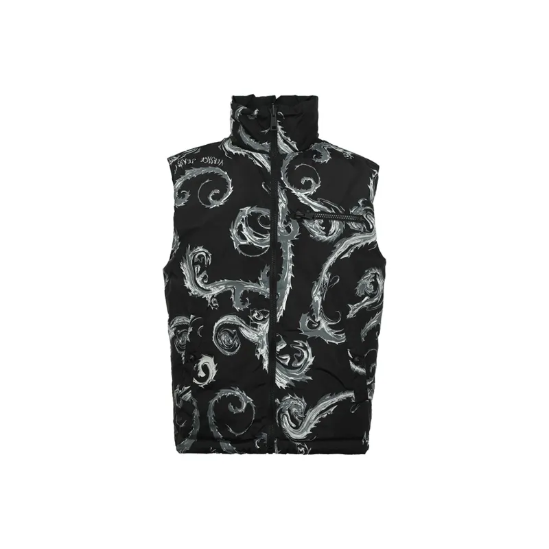 VERSACE JEANS COUTURE FW24 Sleeveless Down Jacket Men's Black-0