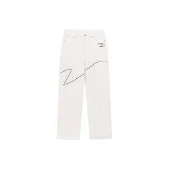FREO3N Jeans Unisex White
