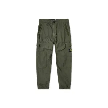 STONE ISLAND Casual Pants Men Army Green