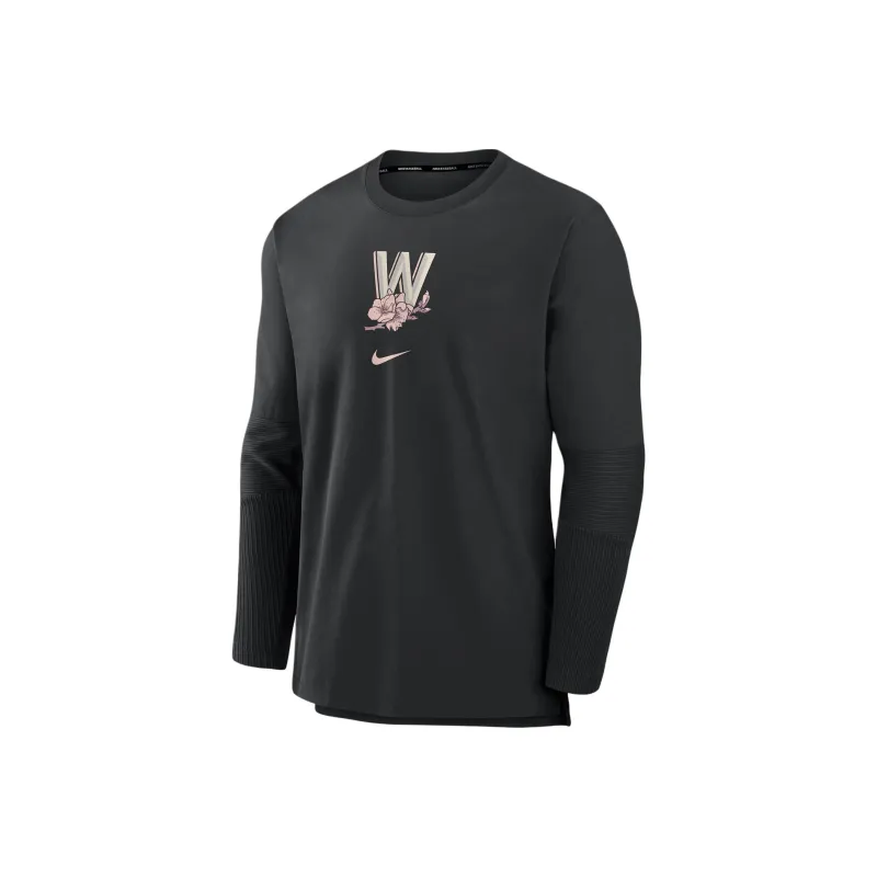 Nike Los Angeles Dodgers Authentic Collection Player Men's Nike Dri FIT Mlb Pullover Sweatshirt-0