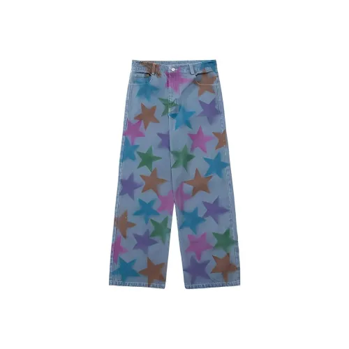 UNVESNO Jeans Unisex Light Blue