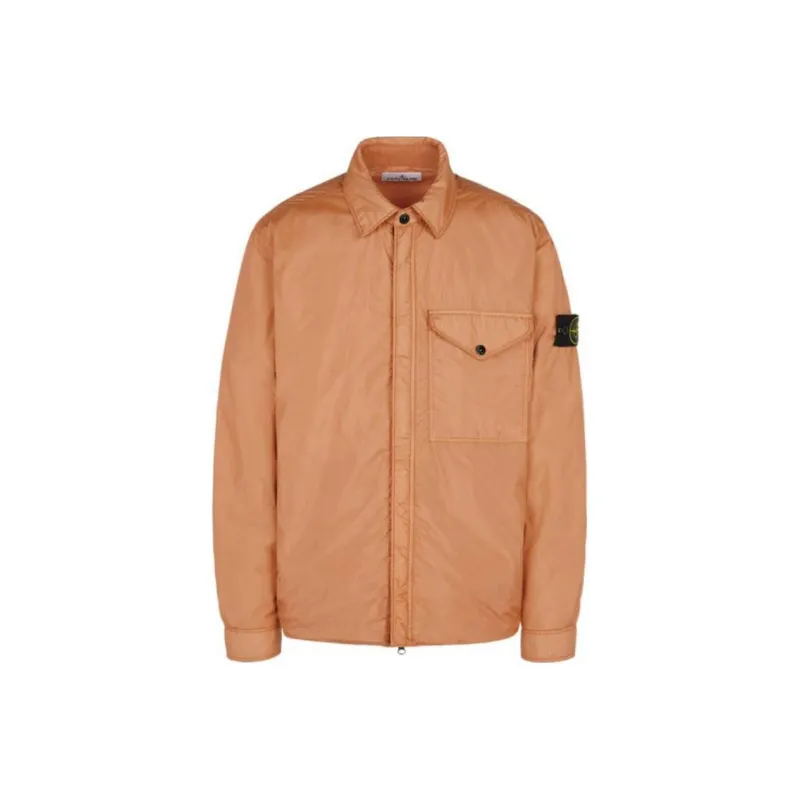 STONE ISLAND Jackets Coats Men's Orange-0