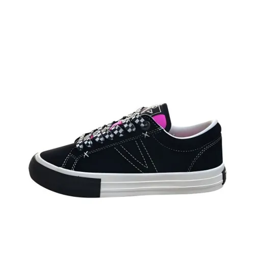 X JIMSUN Coverage Balance Height Increase Low Top Skateboard Shoes Unisex Black Pearl