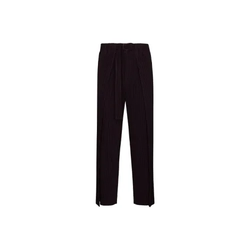 Homme Plissé Issey Miyake Casual Pants Men Black