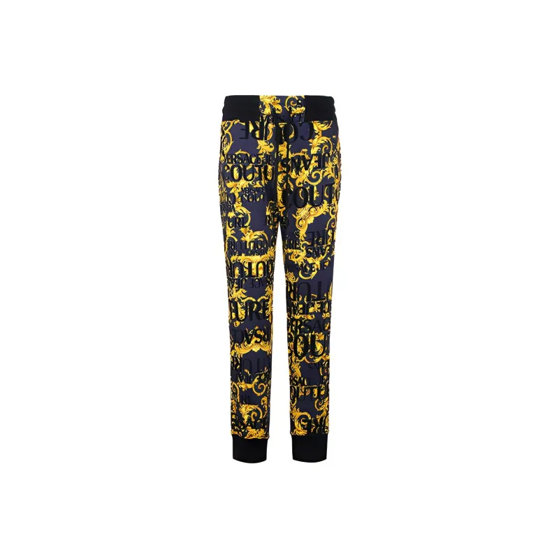 VERSACE JEANS COUTURE Knitted Sweatpants Men's Yellow-0