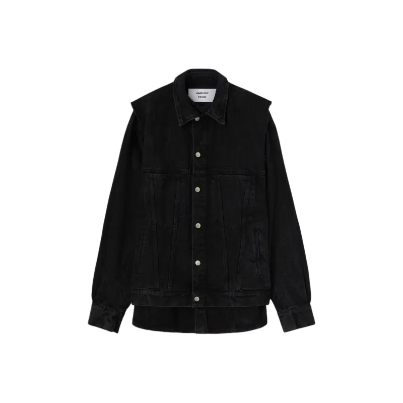 AMBUSH Layered Denim Shirt-0