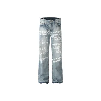 YINLEI Jeans Unisex Light Blue