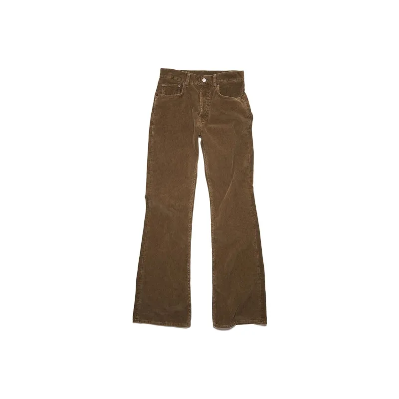 Acne Studios Flared Fit Corduroy Jeans -0