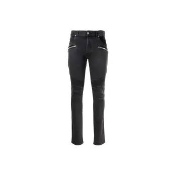 BALMAIN Zipped Detailed Skinny Jeans