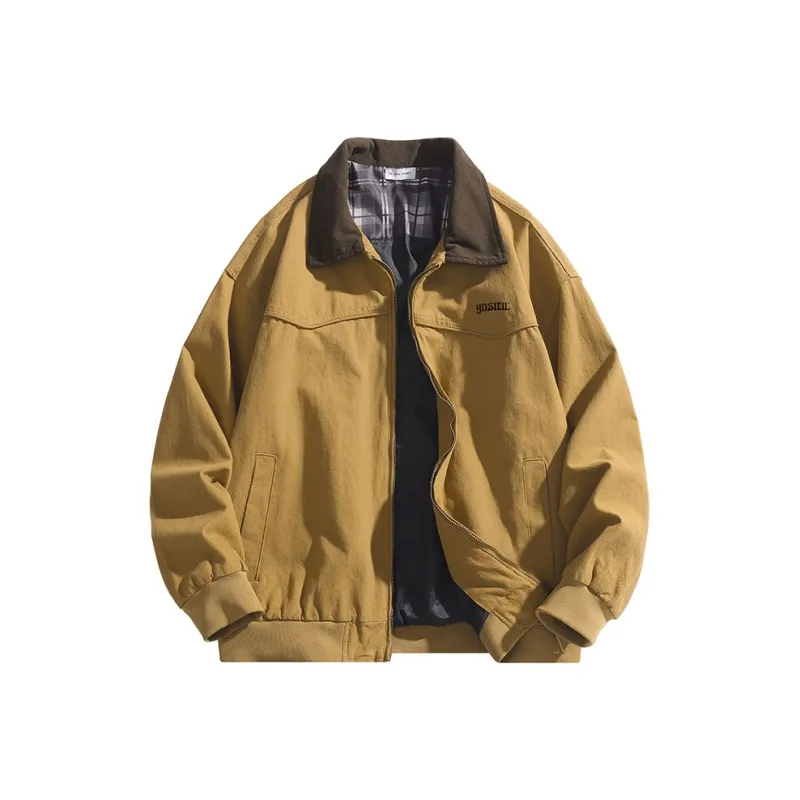 YOSICIL Jackets Coats Men's Jam Fruit Red-4