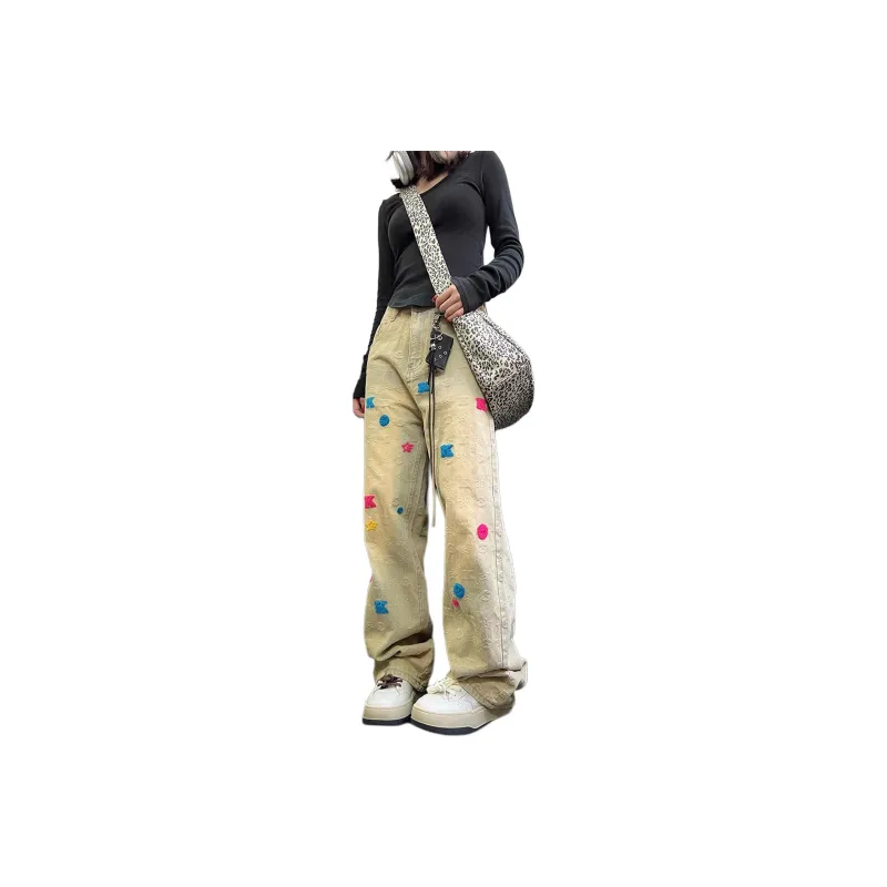 TESTUNG Jeans Unisex Yellow Mud Series-0