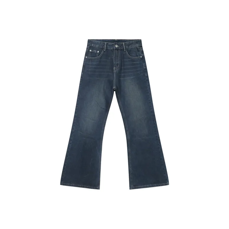 Voguo Relay Jeans Bootcut Slimming Unisex Vintage Blue-0