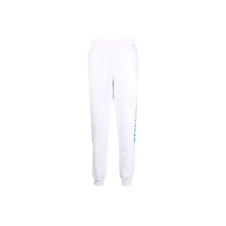 VERSACE Knitted Sweatpants Men White-0