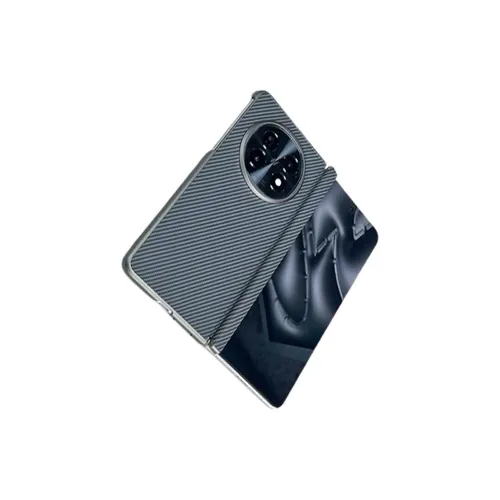Baohuguang Leather Material Classic Fashion Kevlar Pattern Mid Switch Phone Cases Compatibility OPPOfindN5 Minimalist
