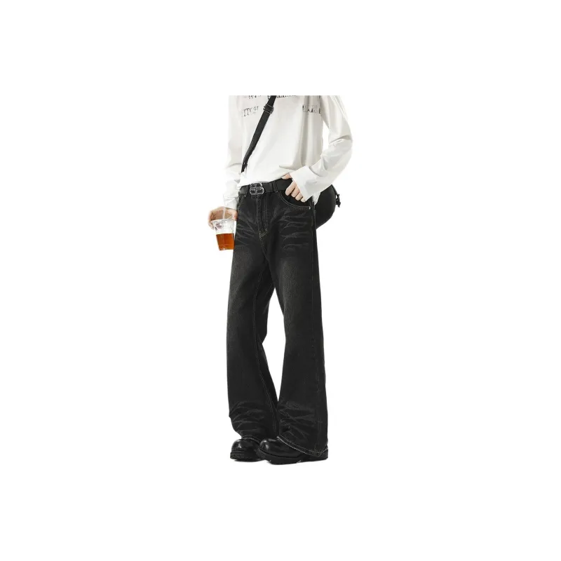 TAIKONGBEAR Jeans Unisex Black-0