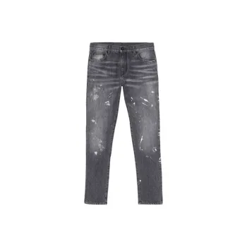 OFF WHITE Diag Outline Paint Skinny Jean
