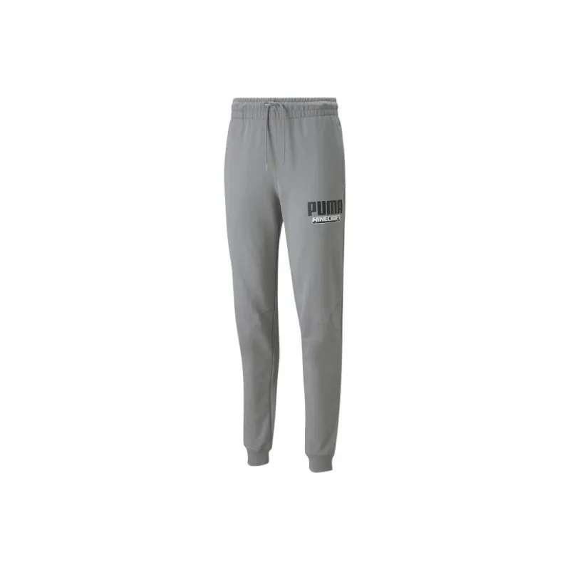 PUMA INTL Graphic Knitted Sweatpants Men Gray-0