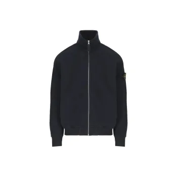 STONE ISLAND Compass Badge High Neck Zipped Sweatshirt