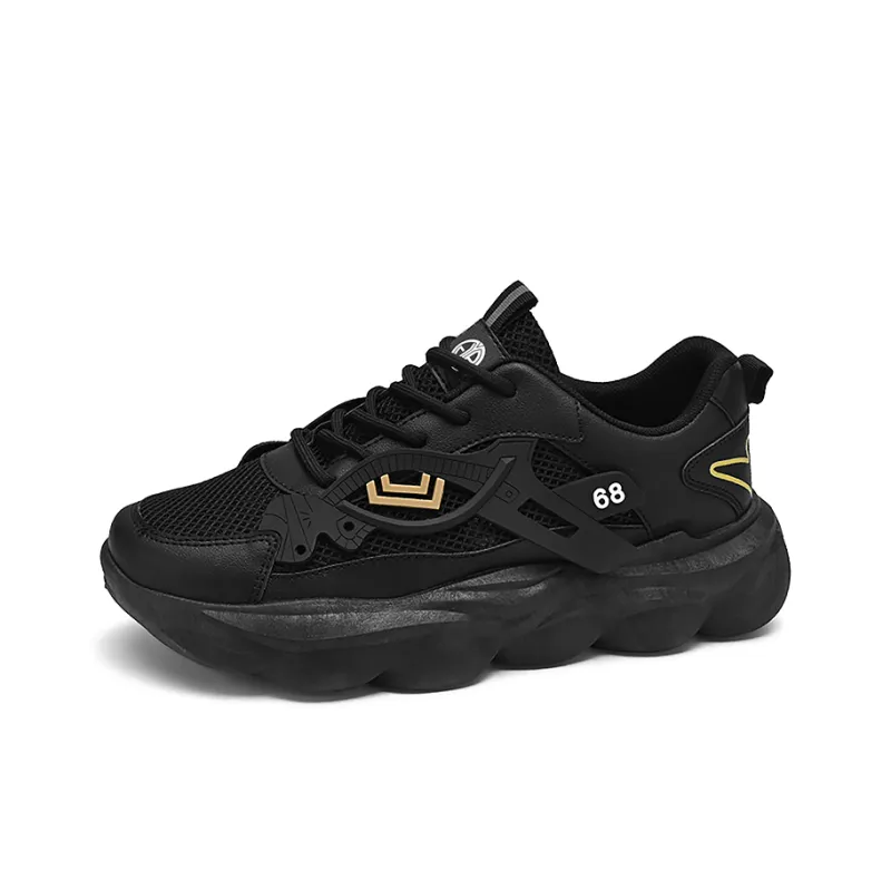 Yi Jiabao Breathable And Wear resistant Low Top Chunky Sneakers Unisex-1