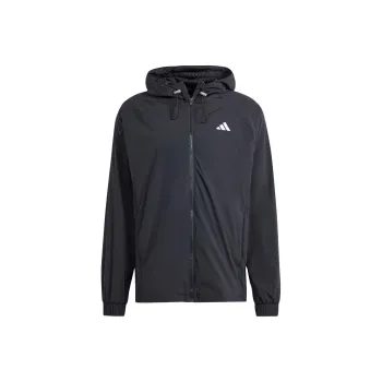 Adidas Tennis Pro Semi Transparent Full Zip Jacket Jackets & Coats Men's Black