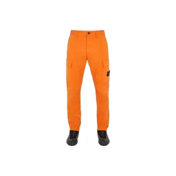 STONE ISLAND Cargo Pants Men Orange
