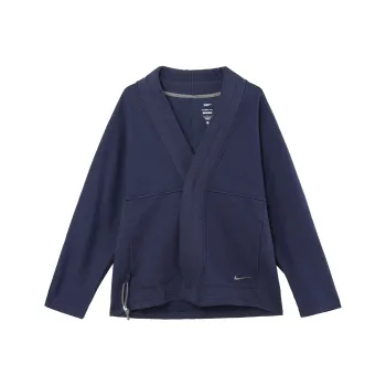 Nike Yoga Jackets Coats Men's Deep Navy Blue/Iron Gray