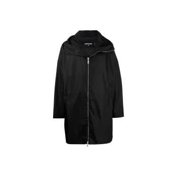 DSQUARED 2 X Ibrahimović Zipped Long Sleeved Hooded Coat