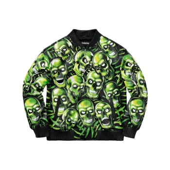 Supreme Skull Pile Leather Bomber Jacket