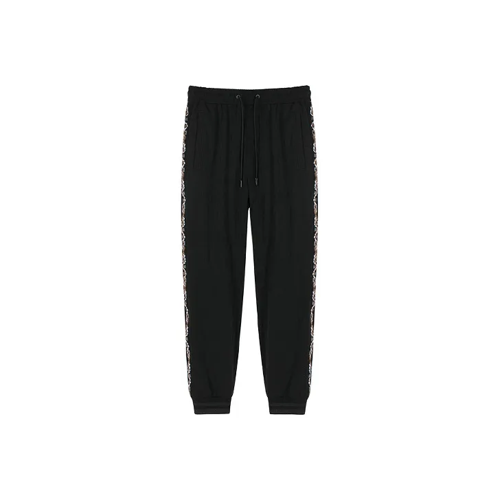 DAVID NAMAN Jogger Casual Pants Men's Black-0