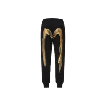 EVISU Knitted Sweatpants Men's Black