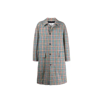 Vivienne Westwood Vichy Print Trench Coat