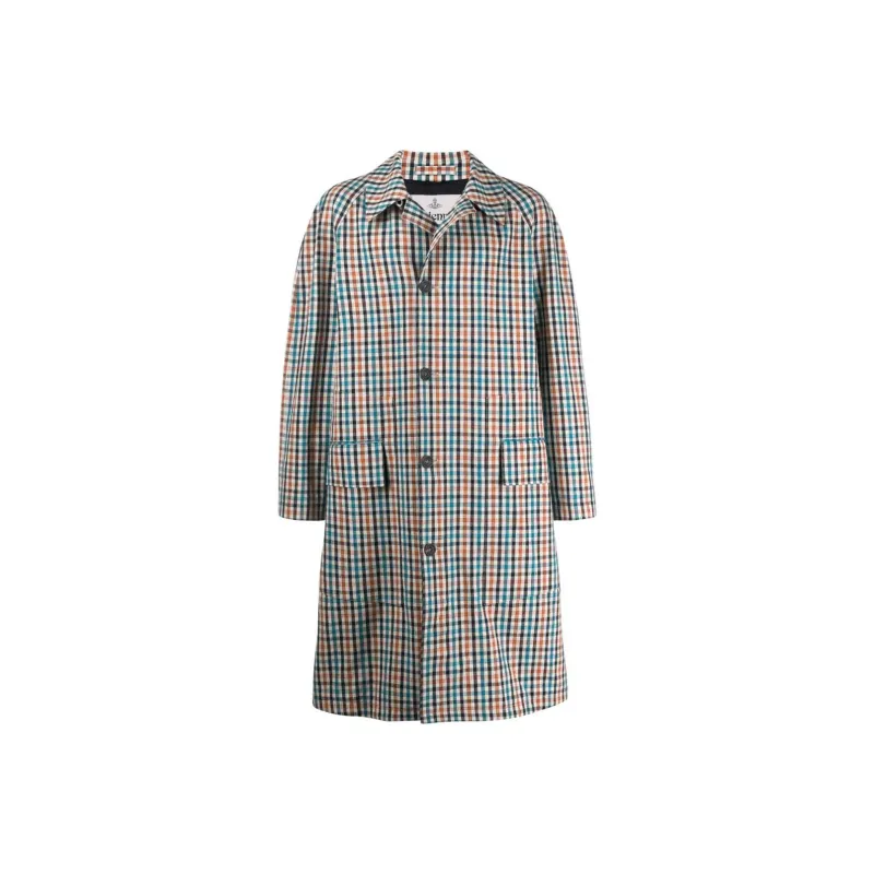 Vivienne Westwood Vichy Print Trench Coat-0