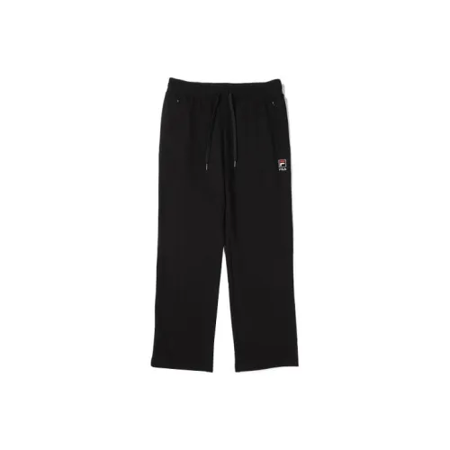 FILA Knitted Sweatpants Unisex Black