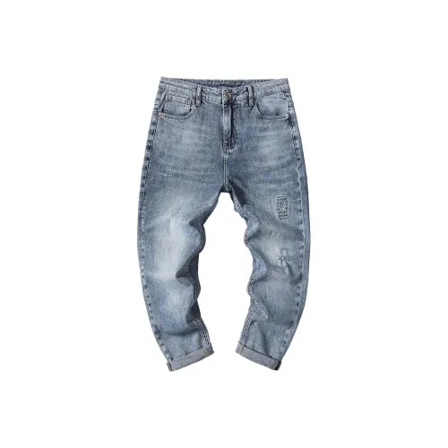 FAIRWHALE Jeans Men's Denim Blue